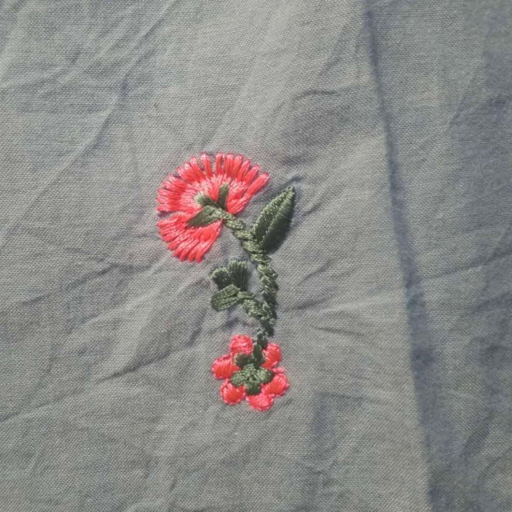 Velvet by Graham & Spencer Neon Emroidered Blouse - Picture 7 of 8